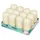 Kaars Stomp 6 x 12 cm Ivoor 33u tray 12 stuks