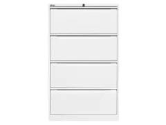 hangmappenkast,HxBxD 1321x800x622mm,4hangmappenframes,twee banen