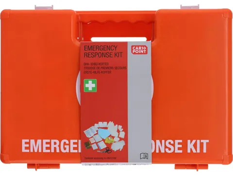Malette premiers secours Carpoint 166 pièces orange