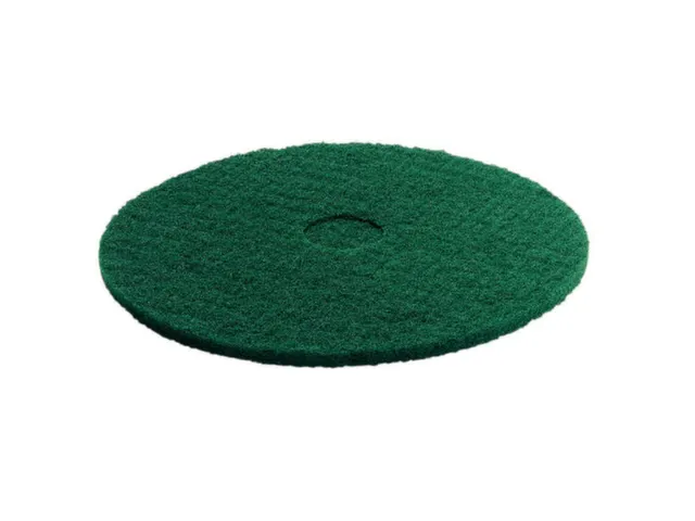 Pad,v. éénschijfsreinigingsmach.,5pads,Middelhard,Ø 432mm,groen