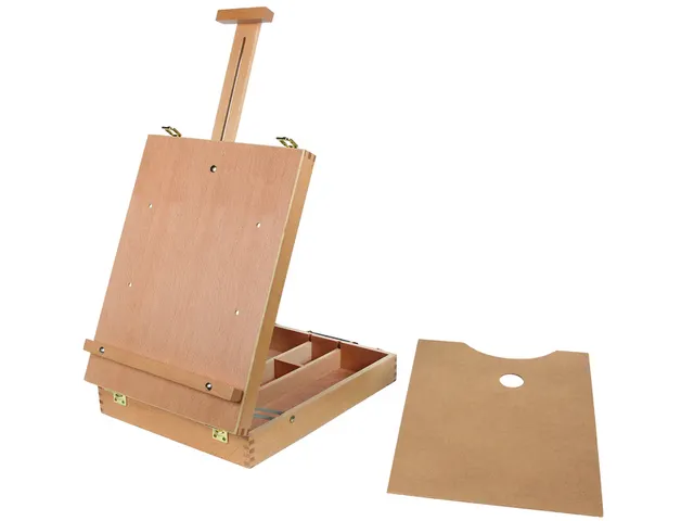 Coffret chevalet Conda bois 42x33x8,5cm