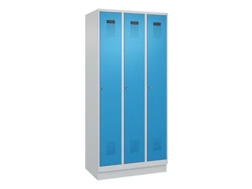 locker voor scheiding van kleding,HxBxD 1950x900x500mm,3vak