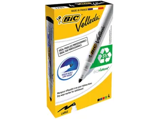 Viltstift Bic Velleda 1701 whiteboard rond large assorti 4 Stuks - 1