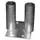 bodemplaat,v. mobiel hek,HxBxD 150x130x160mm,staal vuurverzinkt