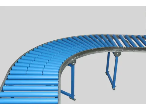 bocht 45 °,v. rollenbaan,draagrol van staal,wiel Ø 50mm,baan B 600mm