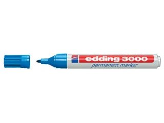 Viltstift edding 3000 rond lichtblauw 1.5-3mm - 1