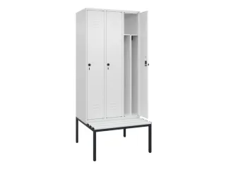 locker voor scheiding van kleding,HxBxD 2120x900x815mm,3vak - 2