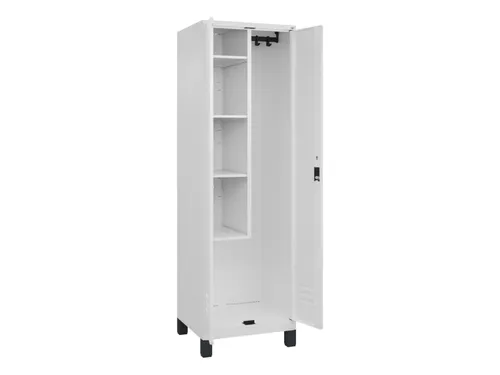 schoonmaakkast,HxBxD 1950x600x500mm,links 4vakken