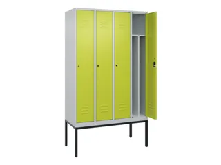 locker voor scheiding van kleding,HxBxD 2120x1200x500mm,4vak - 2