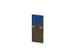 cache de banque d'accueil,NV brun caryer,BN6016-bleu