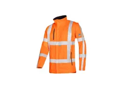 Sioen Alphen softshell, fluo oranje, maat S, per stuk