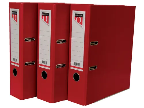 Ordner Quantore A4 80mm PP rood