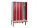 locker voor scheiding van kleding,HxBxD 2120x1200x815mm,4vak