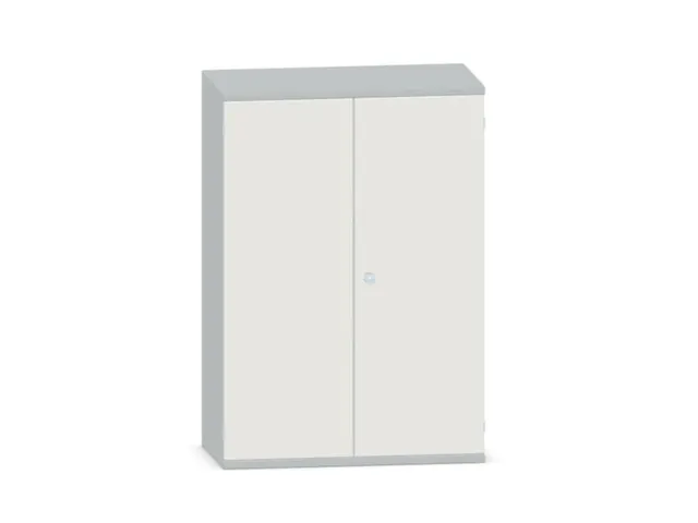 kantoorkast,HxBxD 1150x800x430mm,decor romp lichtgrijs,decor front wit