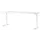 In hoogte verstelbaar bureau,HxBxD 680-910x1800x800mm,blad wit
