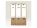 Etiquettes blanches pour dos de classeur larges, 61x192mm 10 feuilles,