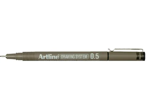 Fineliner Artline technisch 0.5mm zwart