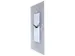 Wandklok Nextime 20x50cm glas Frosted/Mirror Dali