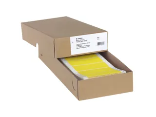 Etiket Herma 8181 88.9x35.7mm 1-baans Geel 2000 stuks - 2