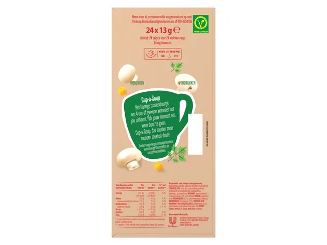 Cup a Soup Knorr champignon crème 140ml Soep doos 24 stuks