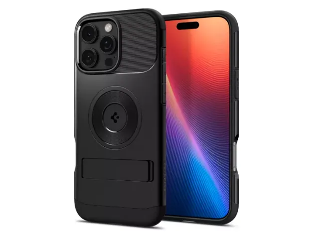 Coque Spigen Slim Armor MagSafe pour iPhone 16 Pro noir