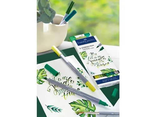 Duo aquarelmarker Goldfaber 267 dennengroen
