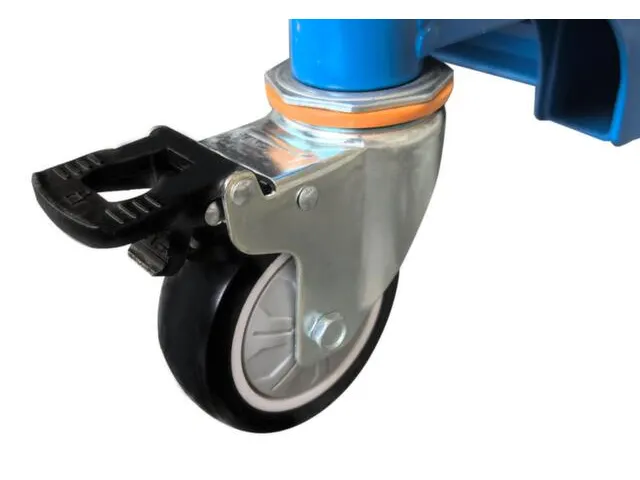 élévateur électrique,force 150kg,plateforme Lxl 600x470mm,4 roul.