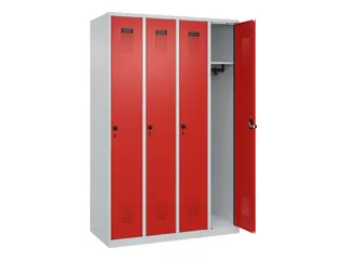 locker,HxBxD 1850x1200x500mm,4vak,vak B 300mm,draaigrendel - 2