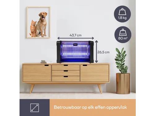 Insectenverdelger 360° - Binnen Gebruik - 2x10W