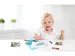 Baby verfstick set van 6 stuks