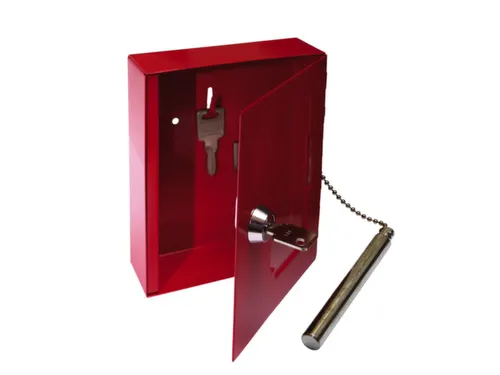 Noodsleutelkast Staalplaat Met Hamer Hxbxd 150X120X34Mm Rood