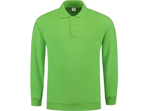 Sweat-shirt type polo Tricorp PSB280 301005, vert citron, taille L, la