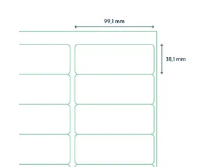 Verwijderbare Etiketten 99.1x38.1mm Doos a 1000 Vel 42040 - 3