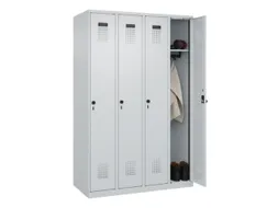 locker,HxBxD 1850x1200x500mm,4vak,vak B 300mm,draaigrendel
