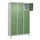 lockerkast,HxBxD 1950x1200x500mm,3x4vakken,vak B 400mm,cil.-slot