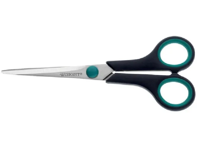 Schaar Softgrip 17,5 cm, symmetrische ogen