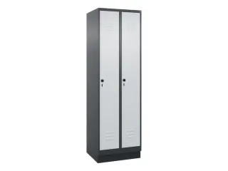 locker voor scheiding van kleding,HxBxD 1950x600x500mm,2vak - 1