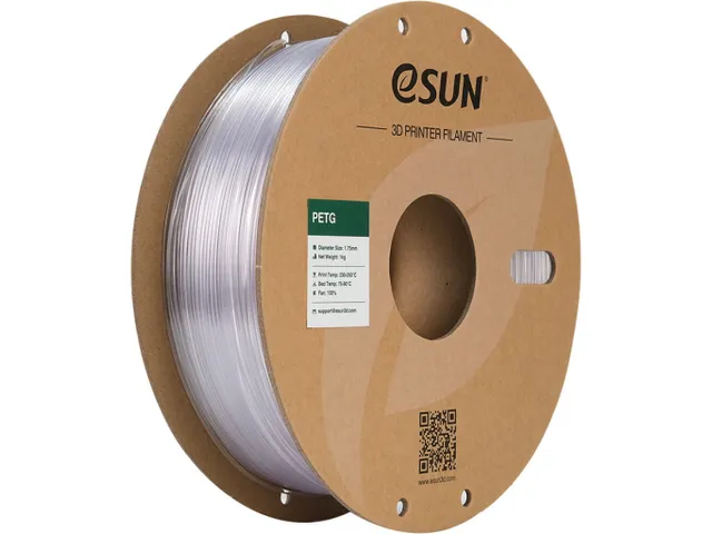 eSUN 3D printer Filament PETG 1,75mm Naturel 1kg