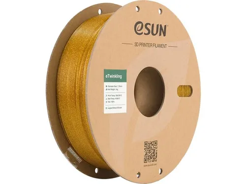 eSUN 3D printer Filament eTwinkling 1,75mm Goud 1kg