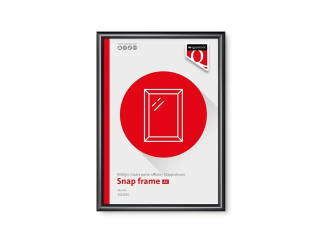 Kliklijst Quantore A2 25mm zwart