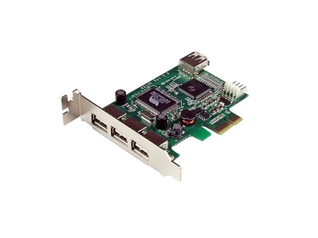 4-poort PCI Express Low Profile High Speed USB-kaart