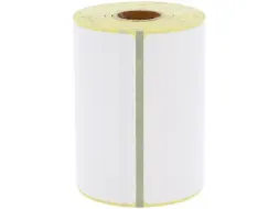 Neutral TTR Labels 101,6x152,4mm 320 stuks per rol 40mm kern