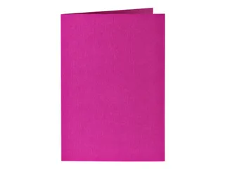 Correspondentiekaart Papicolor dubbel 105x148mm felroze pak à 6 stuks - 1