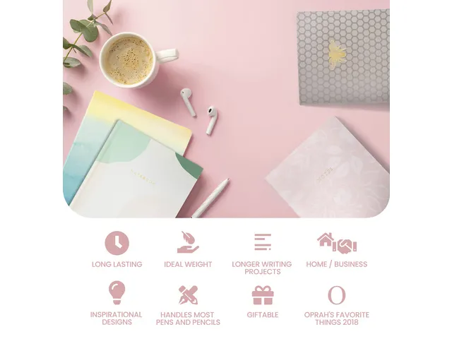 Carnet de notes Èccolo Gray Be Bold ligné env. 20x25cm 80g 256 pages