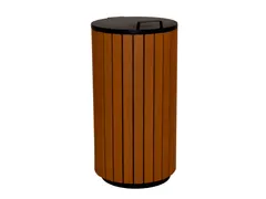 Buitenafvalbak Houtlook 90 Liter