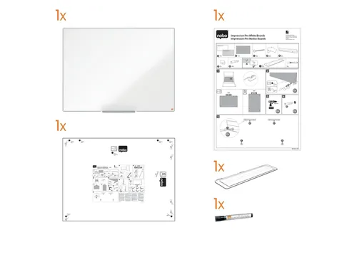 Whiteboard Nobo Impression Pro 45x60cm emaille