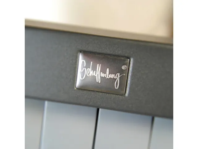 Claudius Plus roldeurkast 145x120x45cm aluminium (Ral9006)