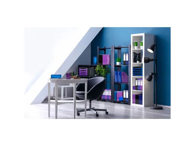 Module de classement Big Box 4 tiroirs Iderama - Bleu royal