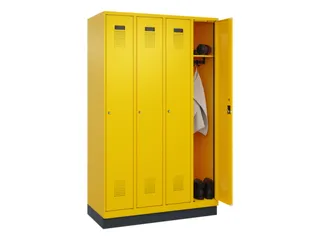 locker,HxBxD 1950x1200x500mm,4vak,vak B 300mm,cil.-slot,sokkel - 1