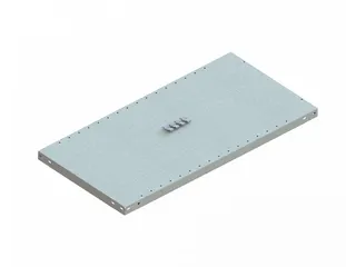 legbord,v. magazijnstelling,BxD 1000x500mm,vakl. 150kg,verzinkt - 1